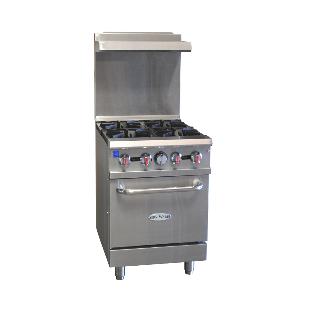 ServWare Gas Range With Open Burners