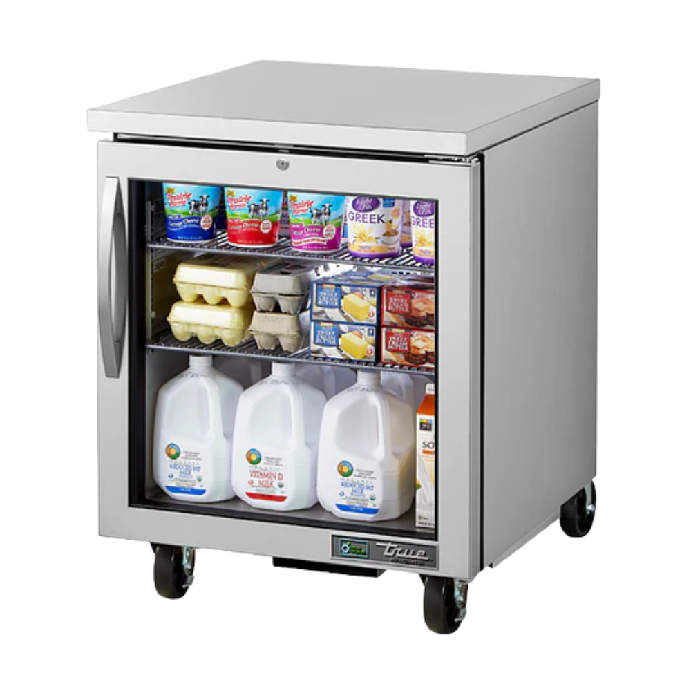 True Glass Door Refrigerator with Hydrocarbon Refrigerant