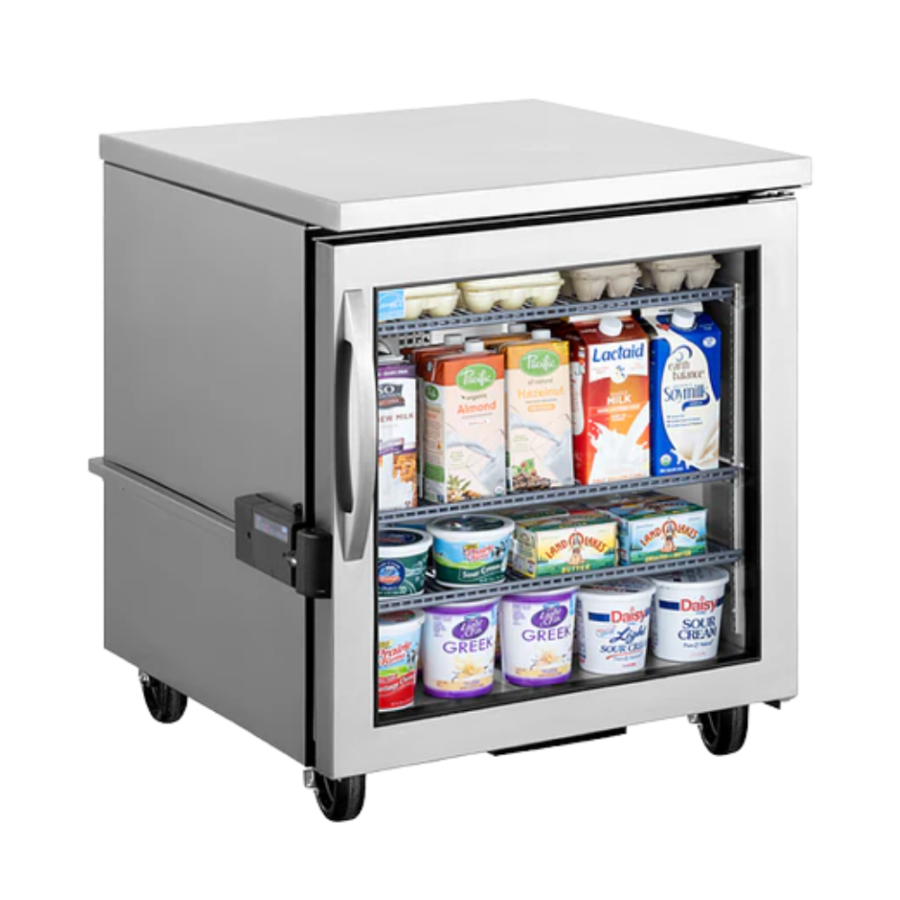 True Glass Door Refrigerator with Hydrocarbon Refrigerant