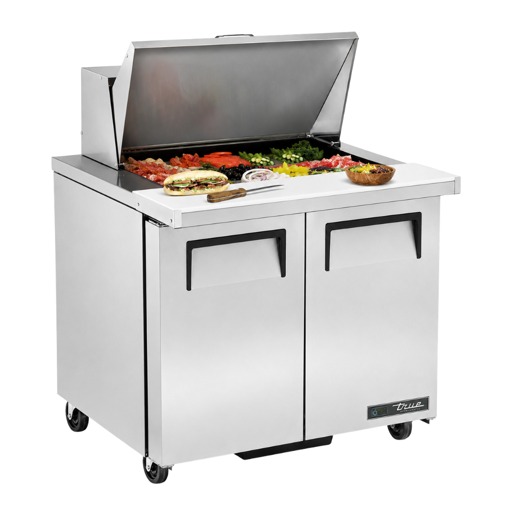 True Food Prep Tables (Mega Top Solid Door)