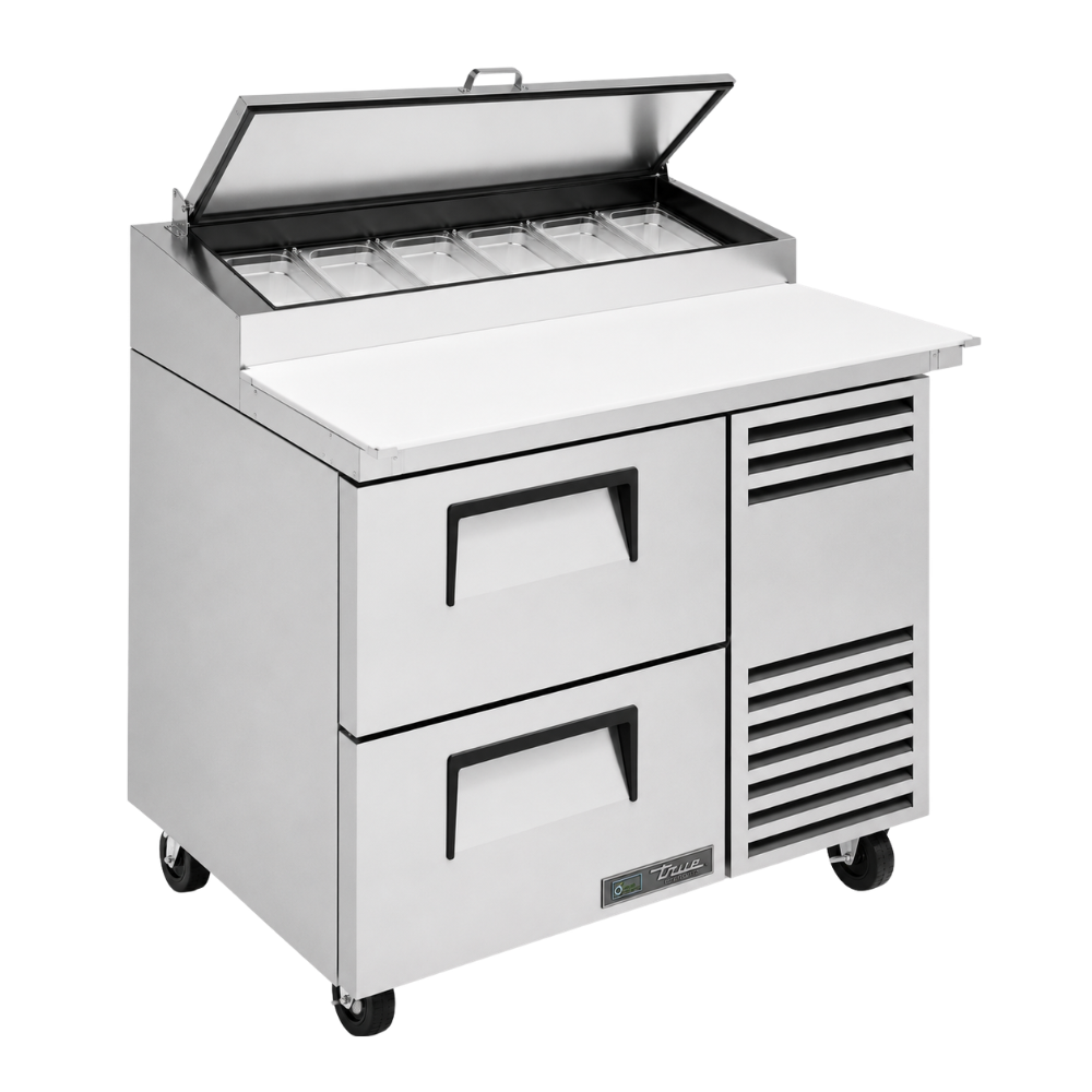 True Food Prep Tables (Solid Drawer)