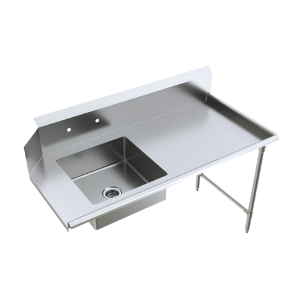 BK Resources Soiled Dish Table Bundle (Stainless Steel)