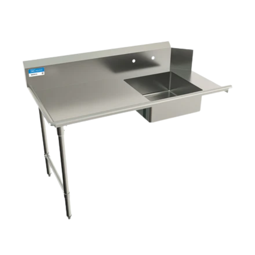 BK Resources Soiled Dish Table Bundle (Stainless Steel)