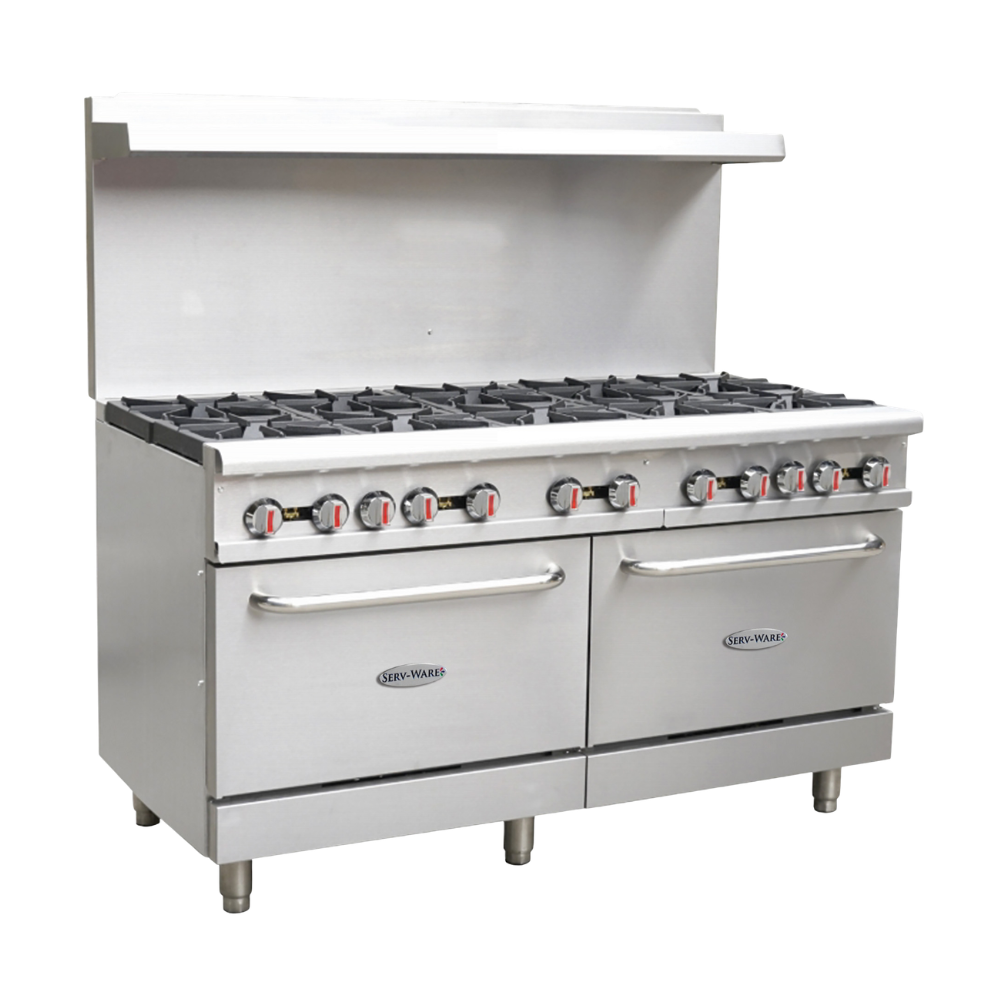 ServWare Gas Range With Open Burners