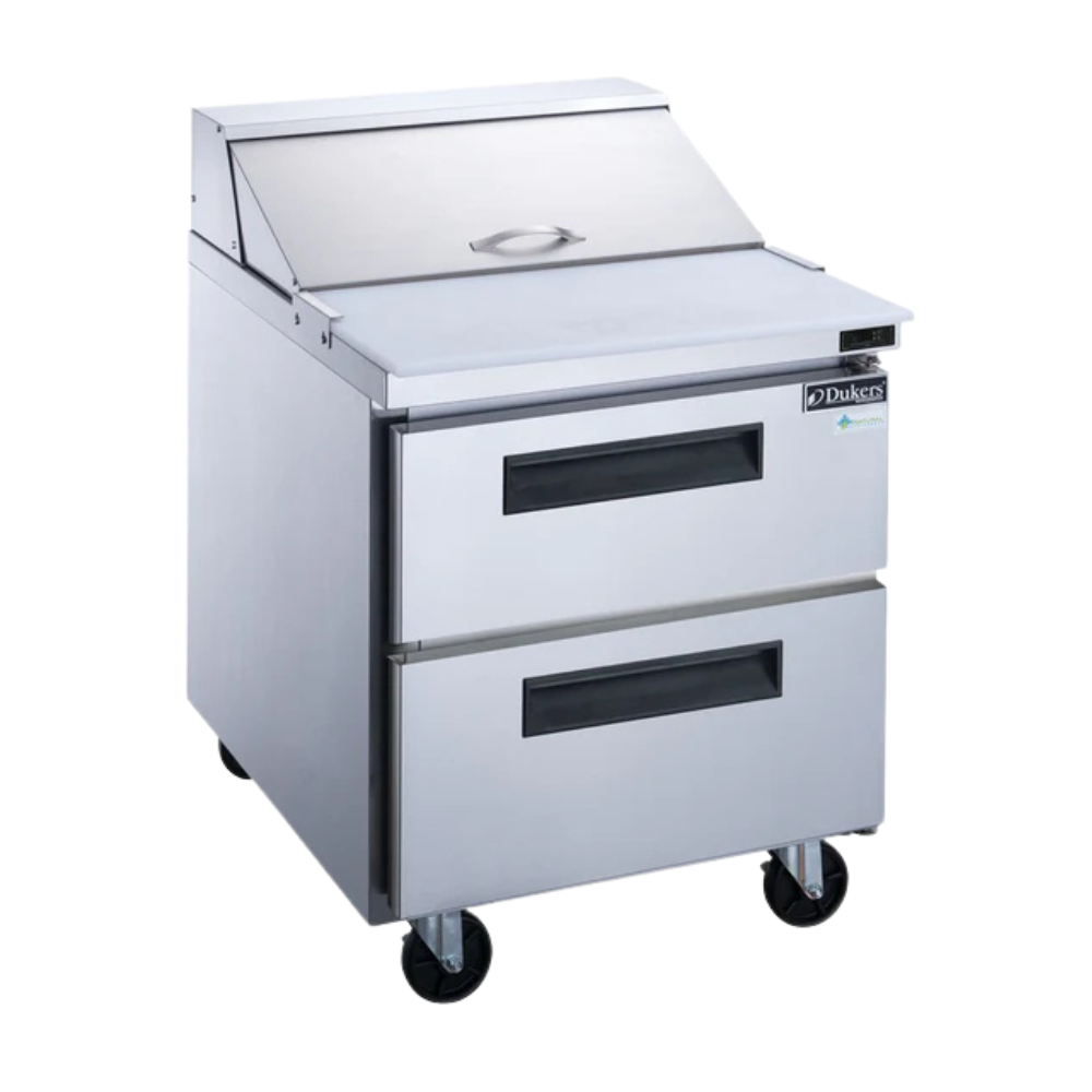 Dukers Food Prep Tables (Drawer With Mega Top)