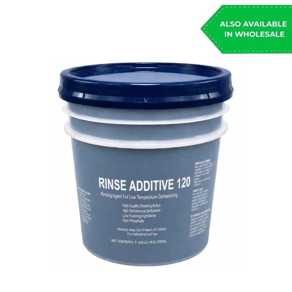 VL Low Temp Dishwasher Machine Rinse Additive (5 gallons)