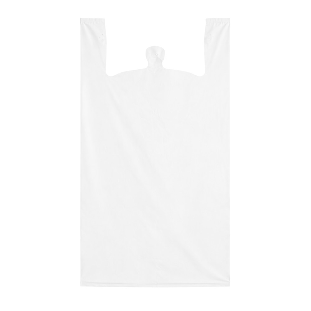Carry-out T-shirt Bags - White