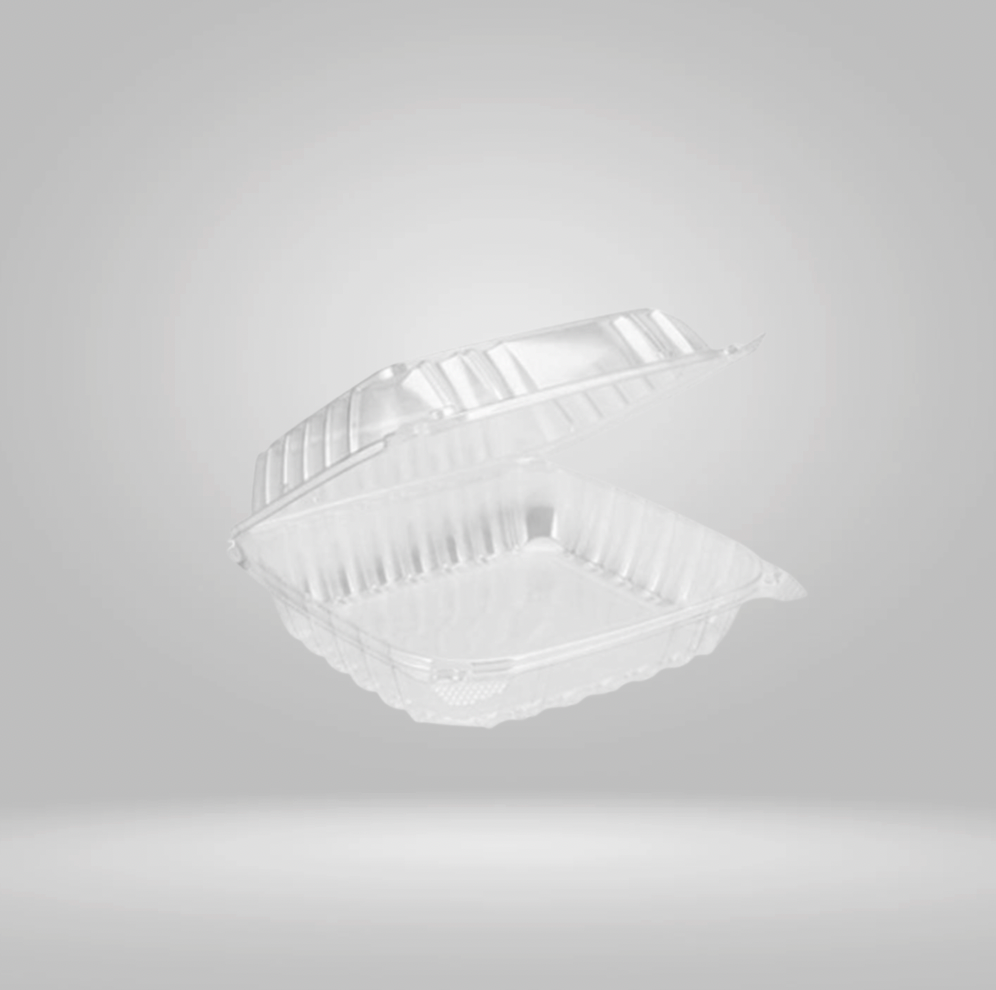 Clear Hinged PS Container