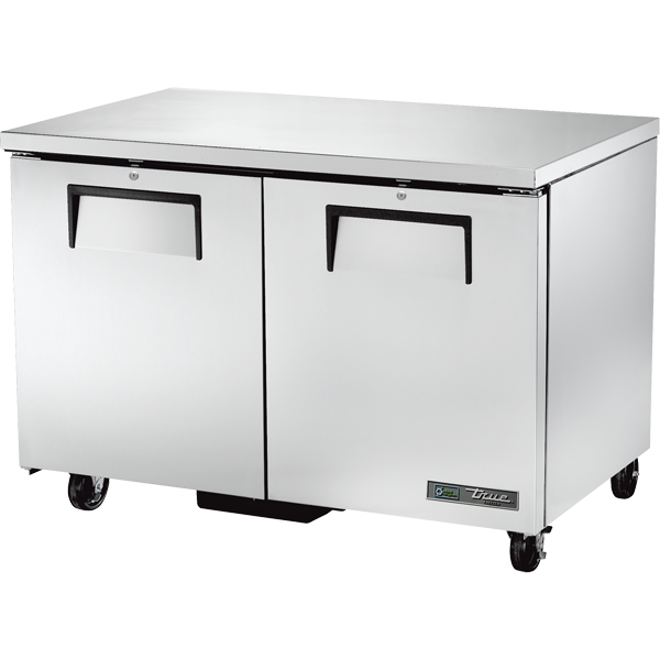 True Refrigeration Undercounter Freezer 10°F (2) Stainless Steel Doors #TUC-48F-HC